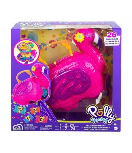 Polly Pocket Fenicottero mega party Mattel HGC41