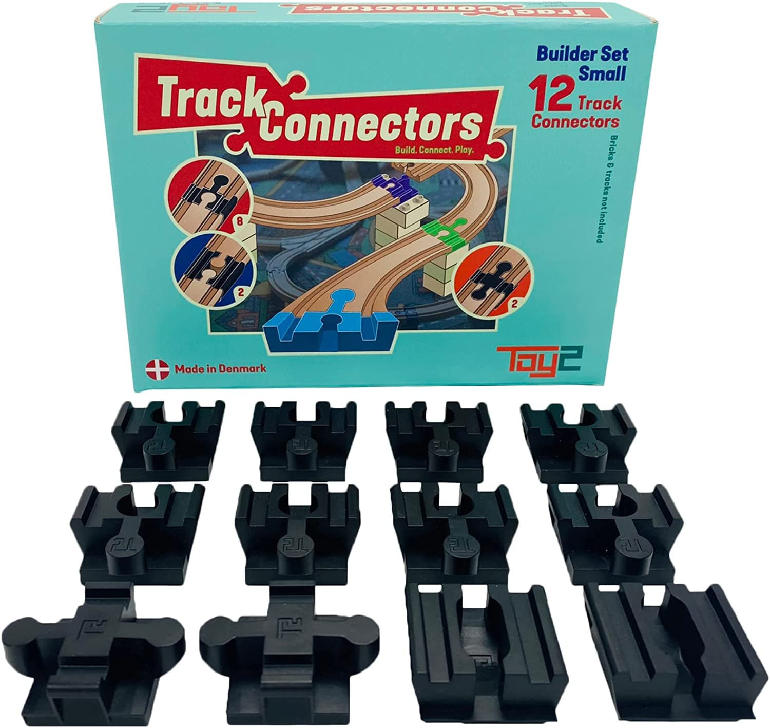 Builder Set Small   12 Brio Duplo Compatible Adapters   Compatible with all othe