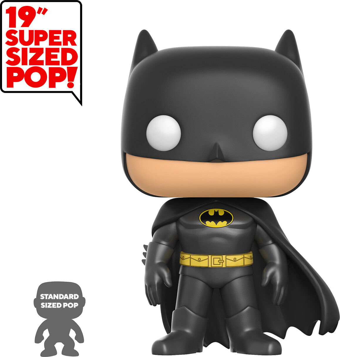 Funko Pop! Heroes: DC - 18" Batman - DC Comics - Figura in Vinile 9,5 Cm 3+