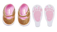 Zapf Baby Annabell Schuhe Gold+ Einlegesohlen Gold 710272