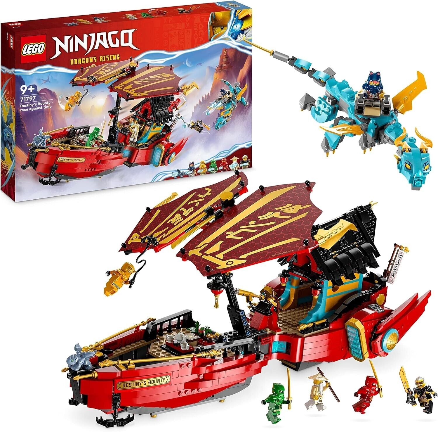 LEGO NINJAGO 71797 IL VASCELLO DEL DESTINO - CORSA CONTRO IL TEMPO