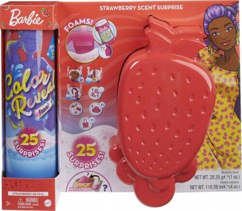 Mattel - Barbie Color Reveal Foam Strawberry Scent Surprise / from Assort