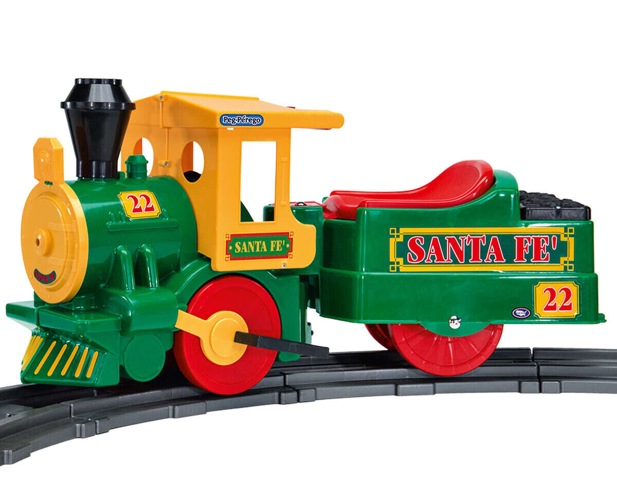 Peg Perego Trenino Cavalcabile per Bambini 2+ Anni 6V Santa Fe IGED1071