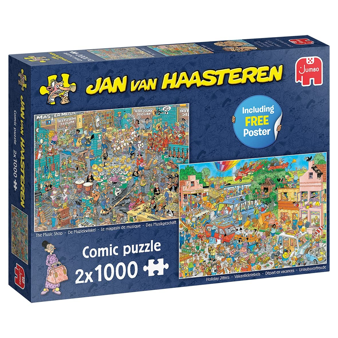 Jumbo, Jan Van Haasteren - Music Shop and Holiday Jitters, Jigsaw puzzles for Ad
