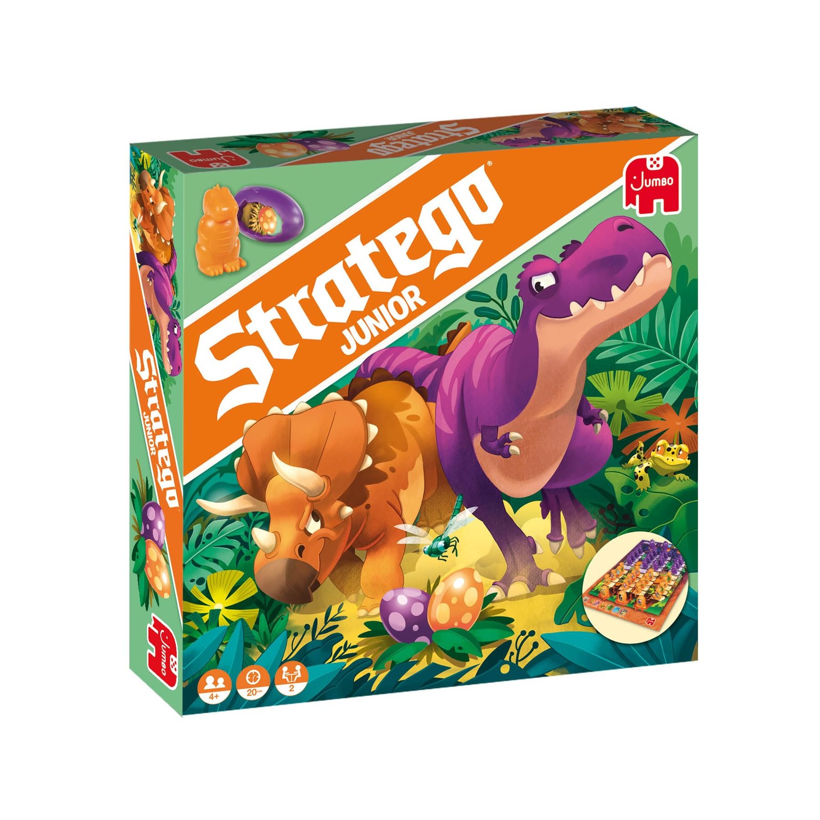 Jumbo JUM19959 Stratego: Junior Dinos Dinosaurier Board Game