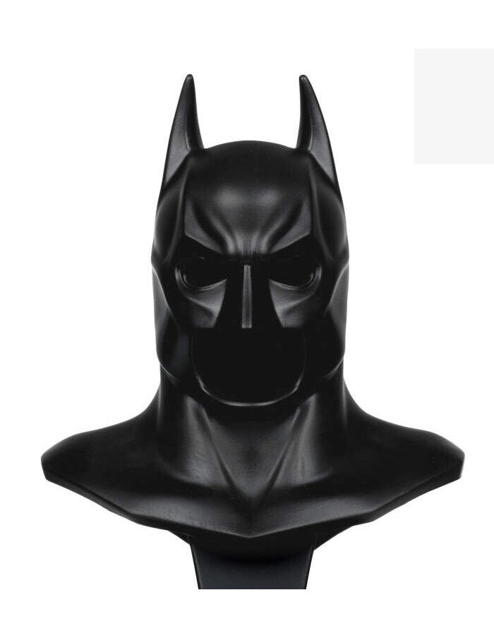 MCFARLANE DC BATMAN COWL MINI REPLICA 1/3 SCALE - BATMAN BEGINS 2005 NEW NUOVO
