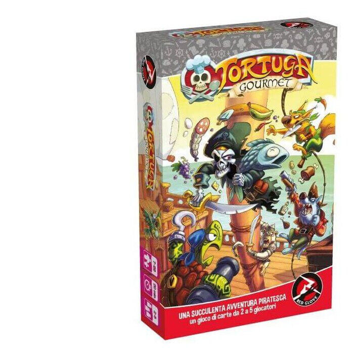 Gioco da Tavolo Tortuga Gourmet Red Glove Pirati Edizione Italiana