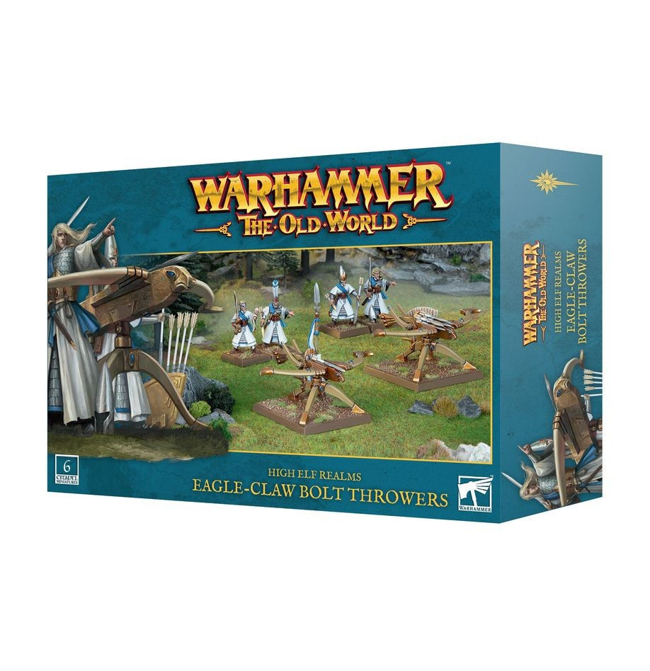 EAGLE CLAW BOLT THROWERS set di miniature HIGHELF REALMS warhammer THE OLD WORLD