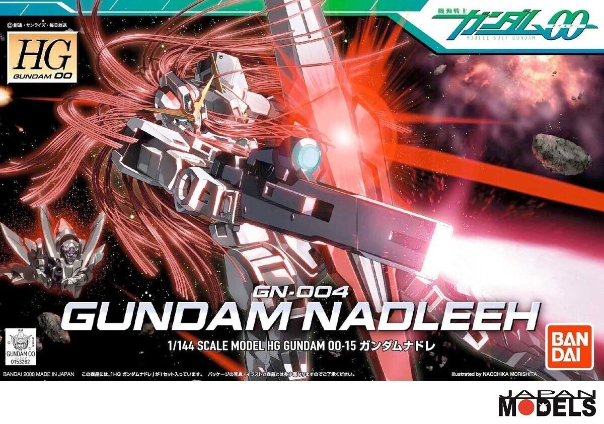 Gundam HG 15 1/144 GN-004 GUNDAM NADLEEH Gundam 00 Bandai Model Kit