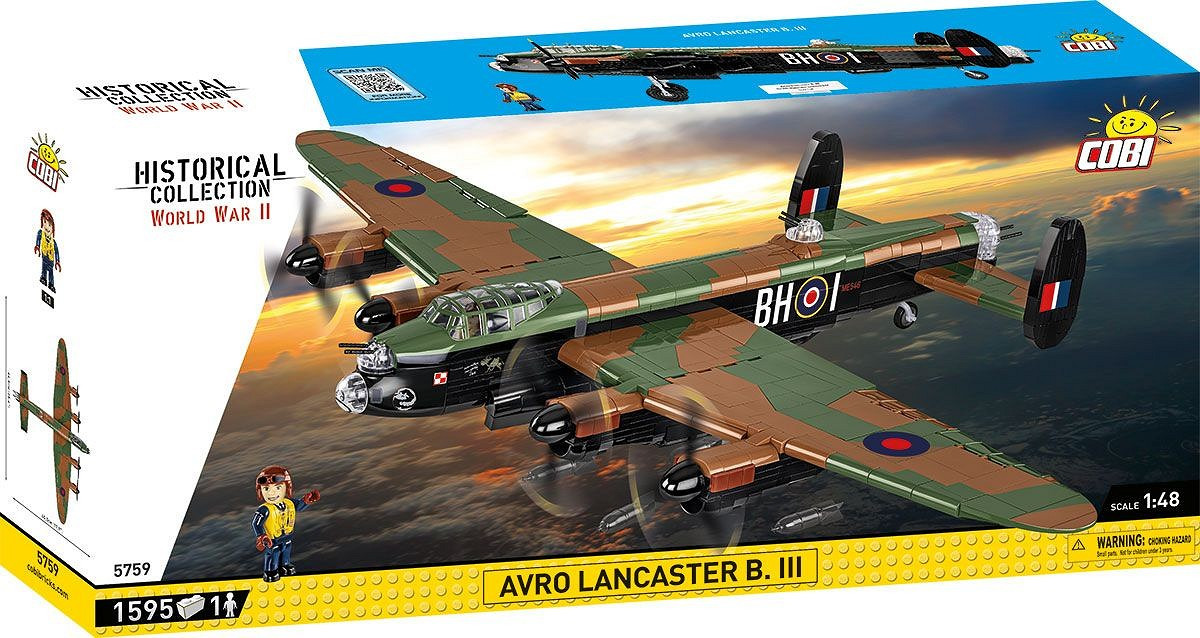 COBI, Aereo militare Avro Lancaster B. III - 1595 Parti, 1/48,  COB5759