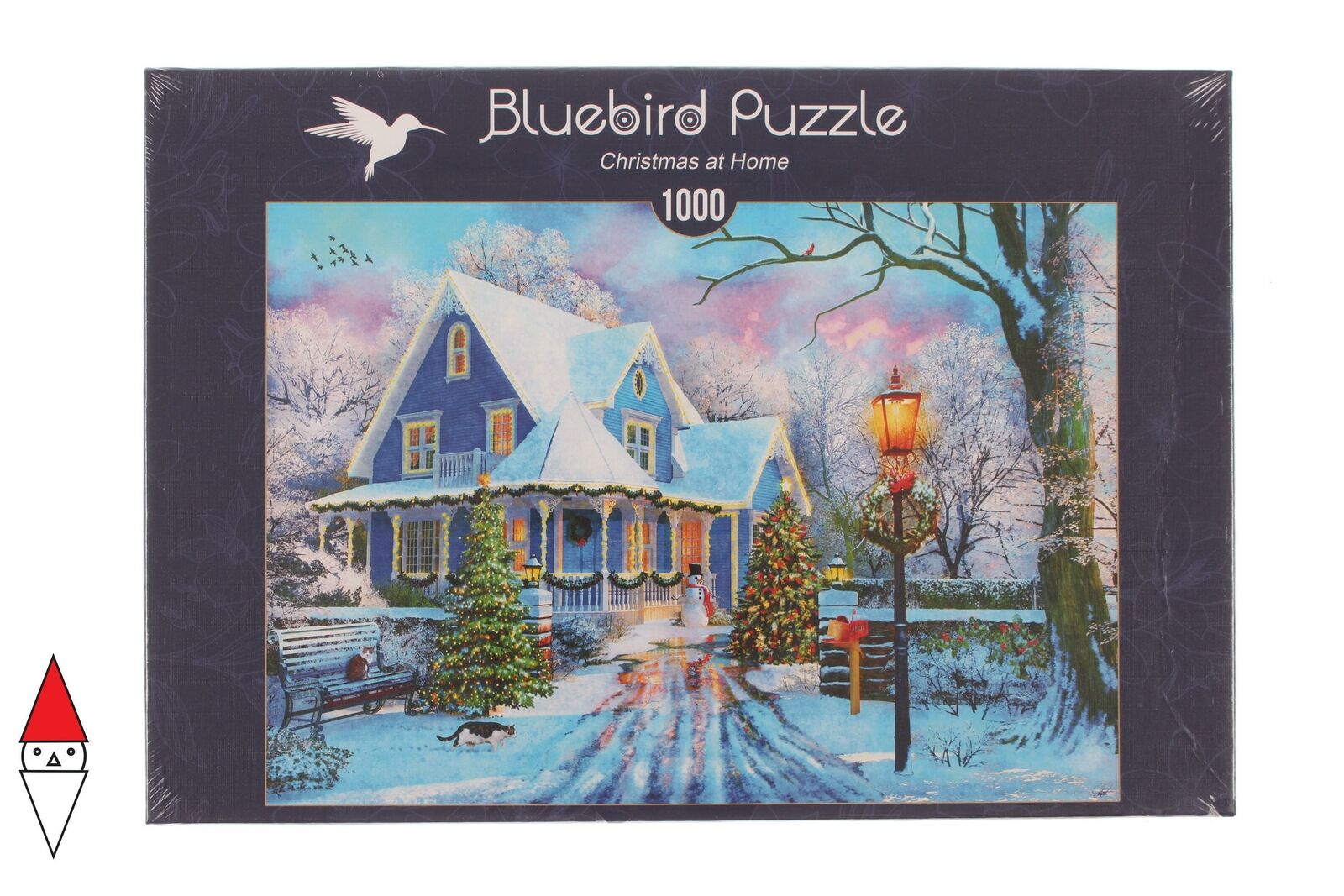PUZZLE TEMATICO BLUEBIRD NATALE CHRISTMAS AT HOME 1000 PZ