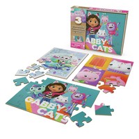 Spin Master Games Gabby’s Dollhouse Holzpuzzle-Sammlung 3 6066549