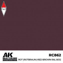 LACQUER PAINT MODELLISMO AK INTERACTIVE ROT (ROTBRAUN)-RED BROWN RAL 8012 17ML