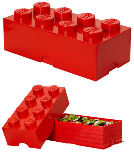 LEGO Scatola Grande Mattoncino Rosso 50 x 25 x 18 cm. ROOM STUDIO