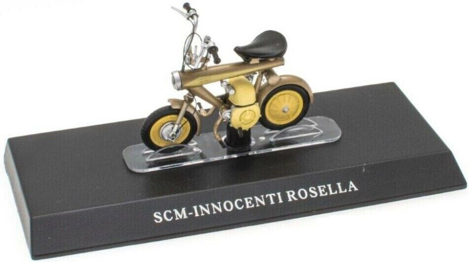 LEO MODELS - Ciclomotore SCM Innocenti Rosella giallo e oro - 1/18 - MAGMOT037