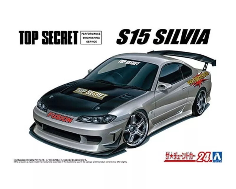 Aoshima 05874 Nissan S15 Silvia Top Secret Kit Montaggio 1/24