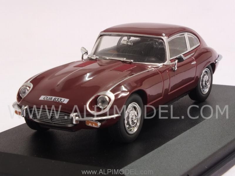 Jaguar E-Type V12 Coupe Dark Red 1:43 OXFORD JAGV12003