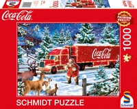 Schmidt Coca Cola Christmas Truck 1000 Teile 57598