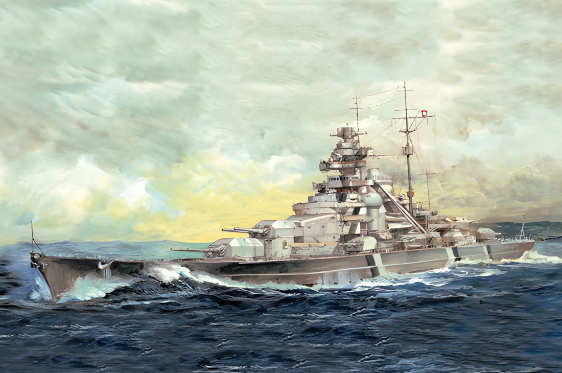 I Love Kit 65701 GERMAN BISMARCK BATTLESHIP 1941 1:700 Kit di modellismo