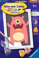 Ravensburger Malen nach Zahlen Rotes Monster Rot 23630