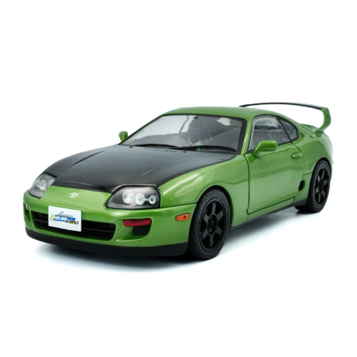 TOYOTA SUPRA MKIV (A80) COUPE 1993 GREEN/BLACK 1:18 Solido Auto Stradali