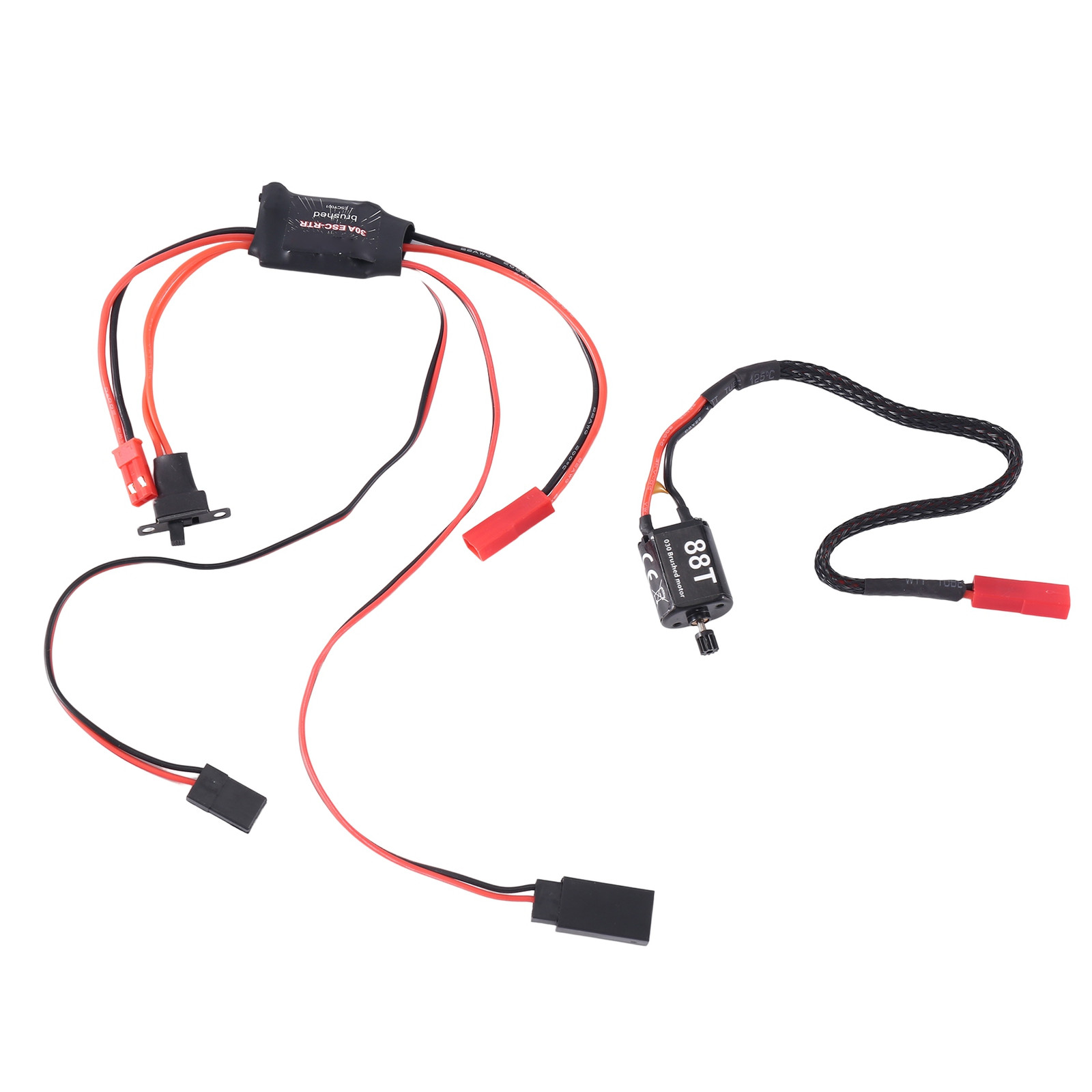 030 88T Motore Spazzolato e 30A ESC per 1/24 RC Crawler Car Axial SCX24 AX6257