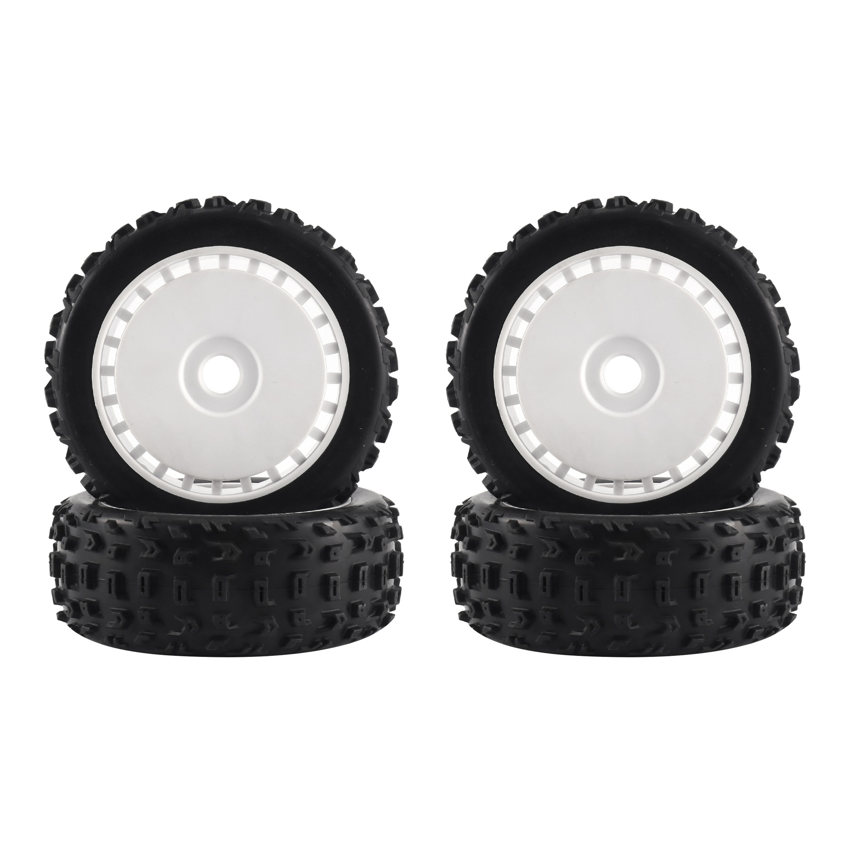 1X(4PZ 116Mm 1/8 RC Off-Road  Tire Wheel 17Mm Hex per ARRMA  Re2187