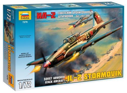 1:72 Zvezda Stormovik Il-2 Kit Z7279 Modellino