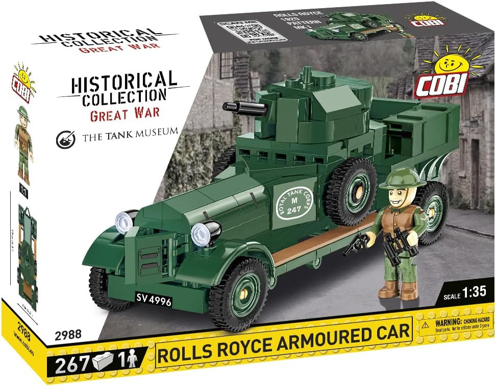 COBI - Veicolo militare ROLLS ROYCE Armoured - 267 pezzi - 1/35 - COB2988