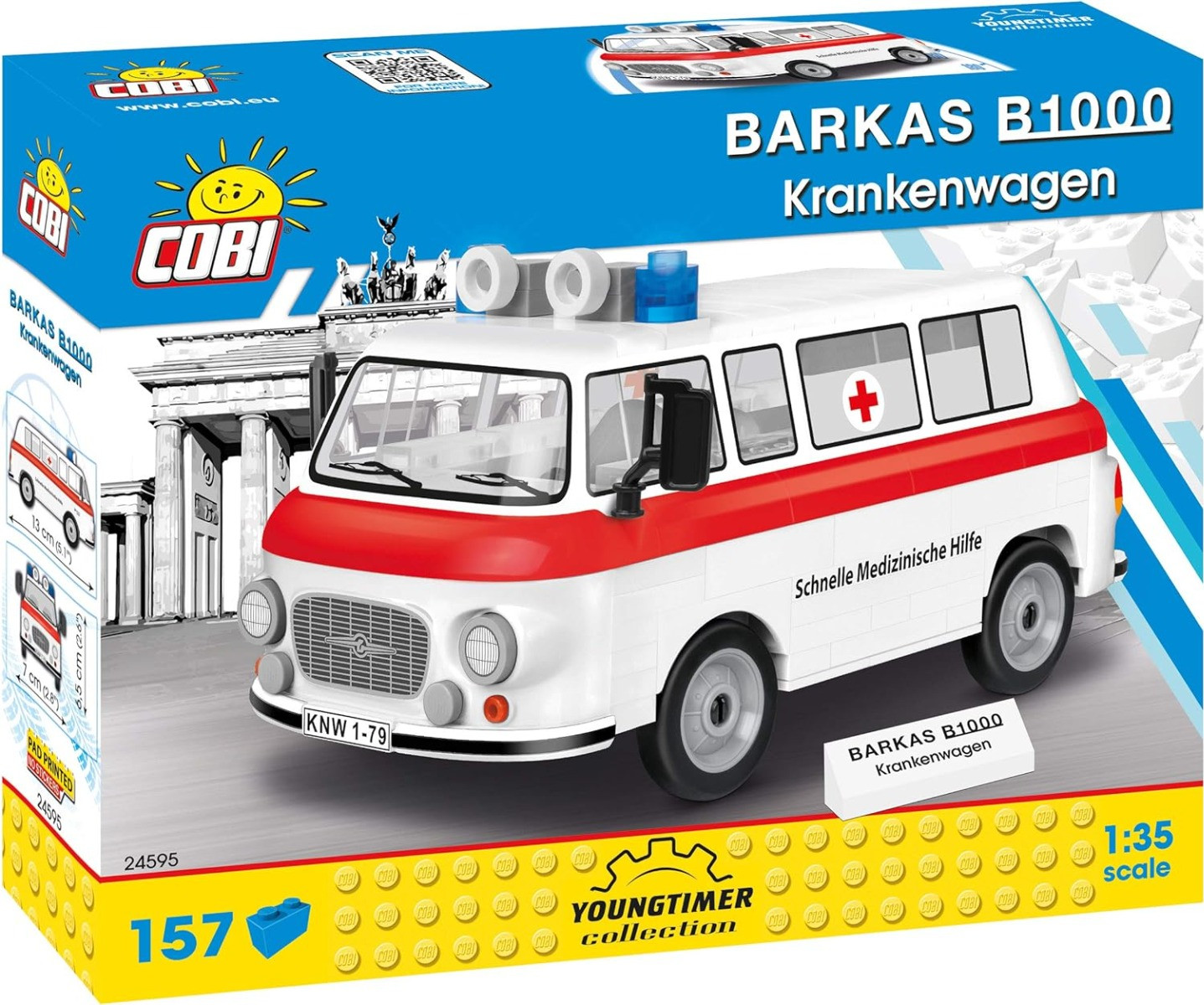 COBI - BARKAS B1000 Ambulanza - 157 pz. - 1/35 - COB24595