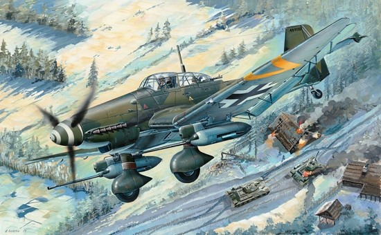 Trumpeter 03218 JUNKERS JU-87G-2 STUKA 1:32 Kit di modellismo