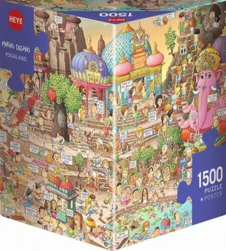 HEYE PUZZLE 1500 PEZZI  MARINO  DEGANO  YOGALAND  80 x 60 cm  ART  30047