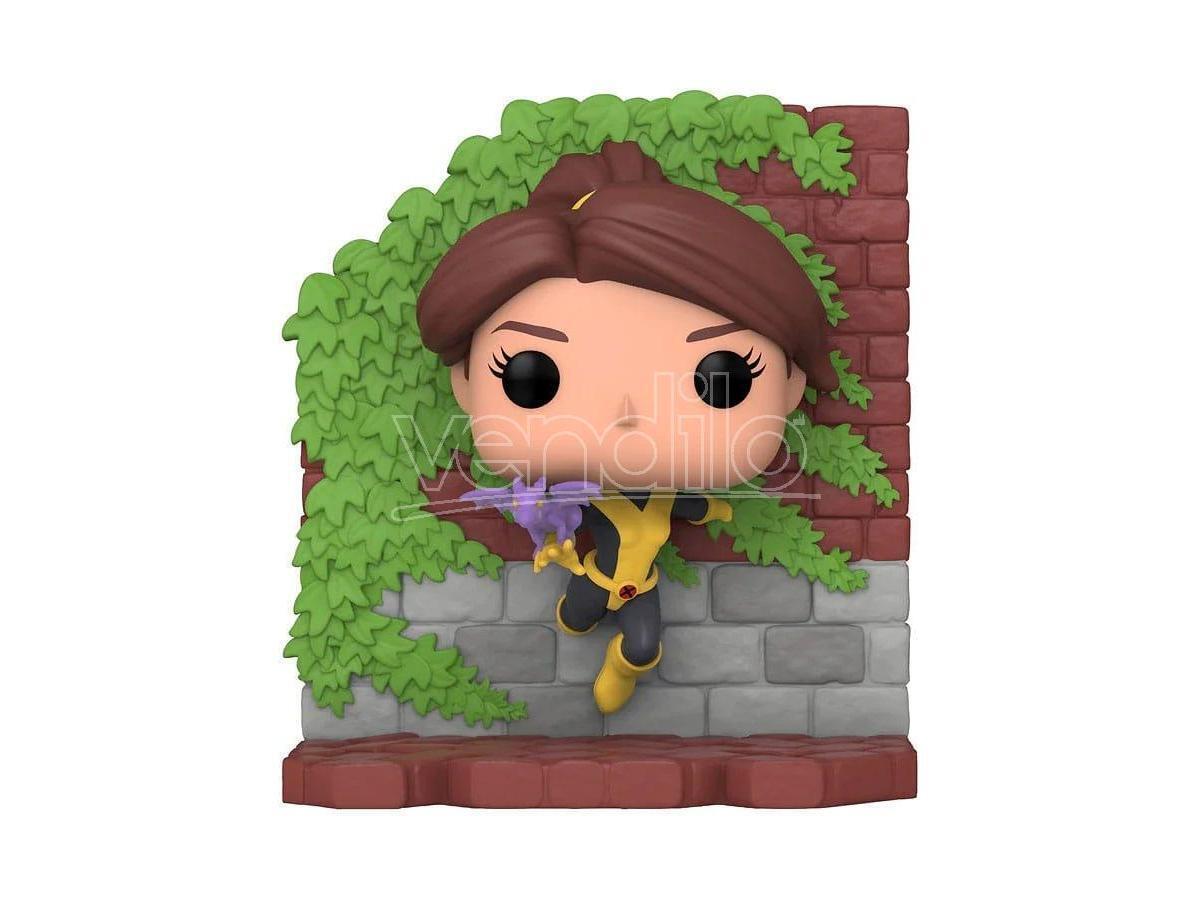 Marvel Pop! Deluxe Vinile Figura X-men: Kitty Pryde Con Lockheed 9 Cm Funko
