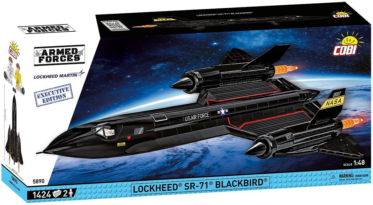 COBI, Aerei militari Lockheed SR-71 Blackbird - Edizione esclusiva - 1424 Pez...