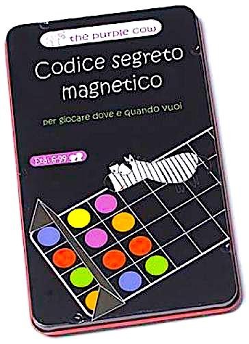 CODICE SEGRETO gioco magnetico THE PURPLE COW in italiano PORTATILE rompicapo DA