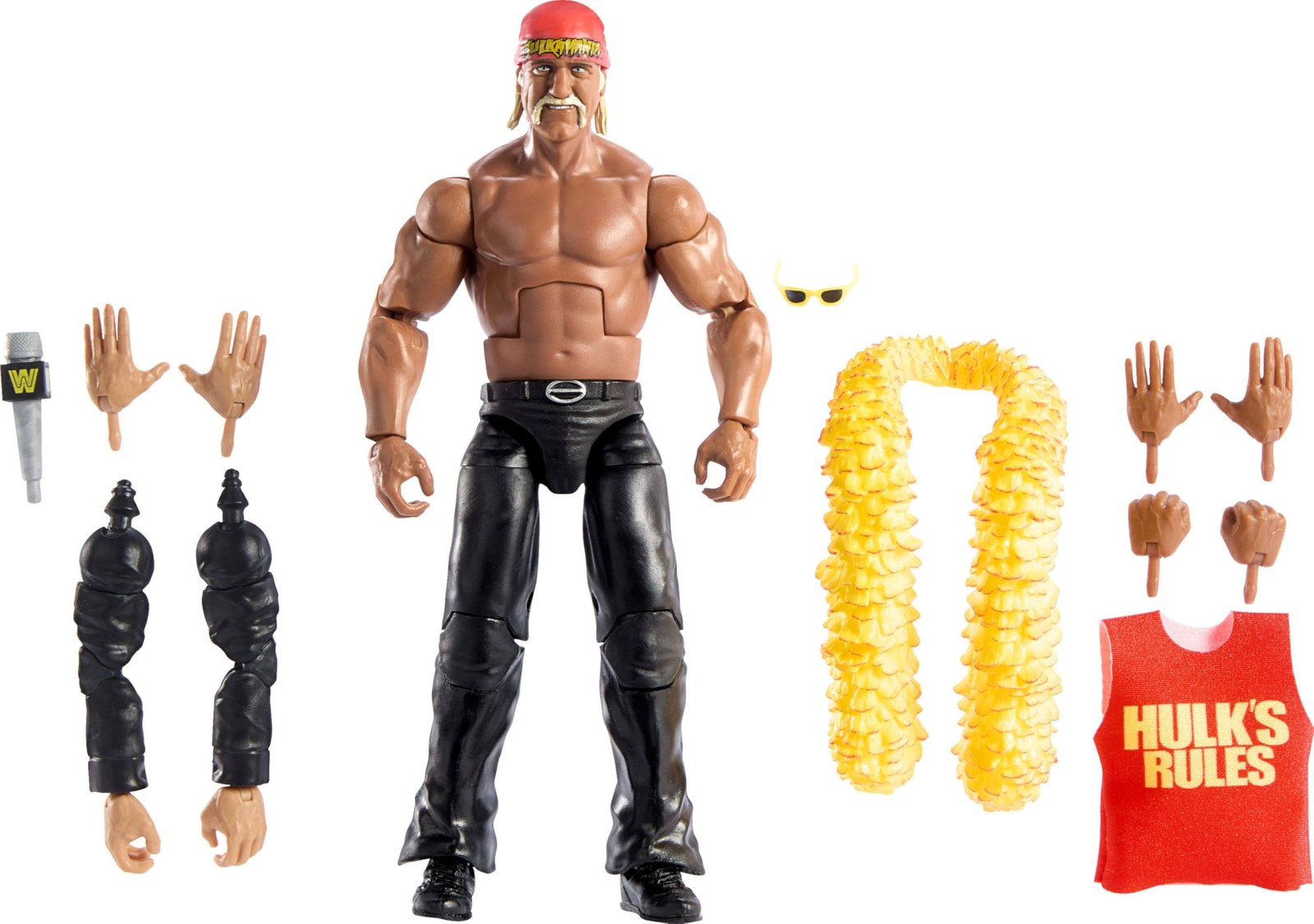 WWE Mattel Elite Collection Action Figure & Accessori, Premium Live Event Hulk H