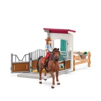 Schleich Horse Club Pferdebox con Hannah & Cayenne 42710