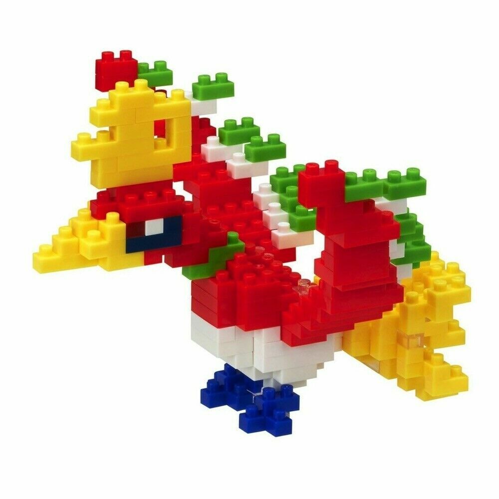 Nanoblock Pokemon Ho-Oh Mini Mattoncini Puzzle 180 Pezzi Ottima Regalo NBPM-033