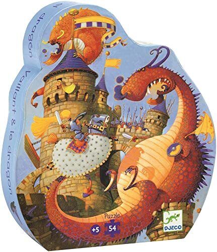Djeco- Puzzle Silhouette, Colore Misto, DJ07256 (N9k)