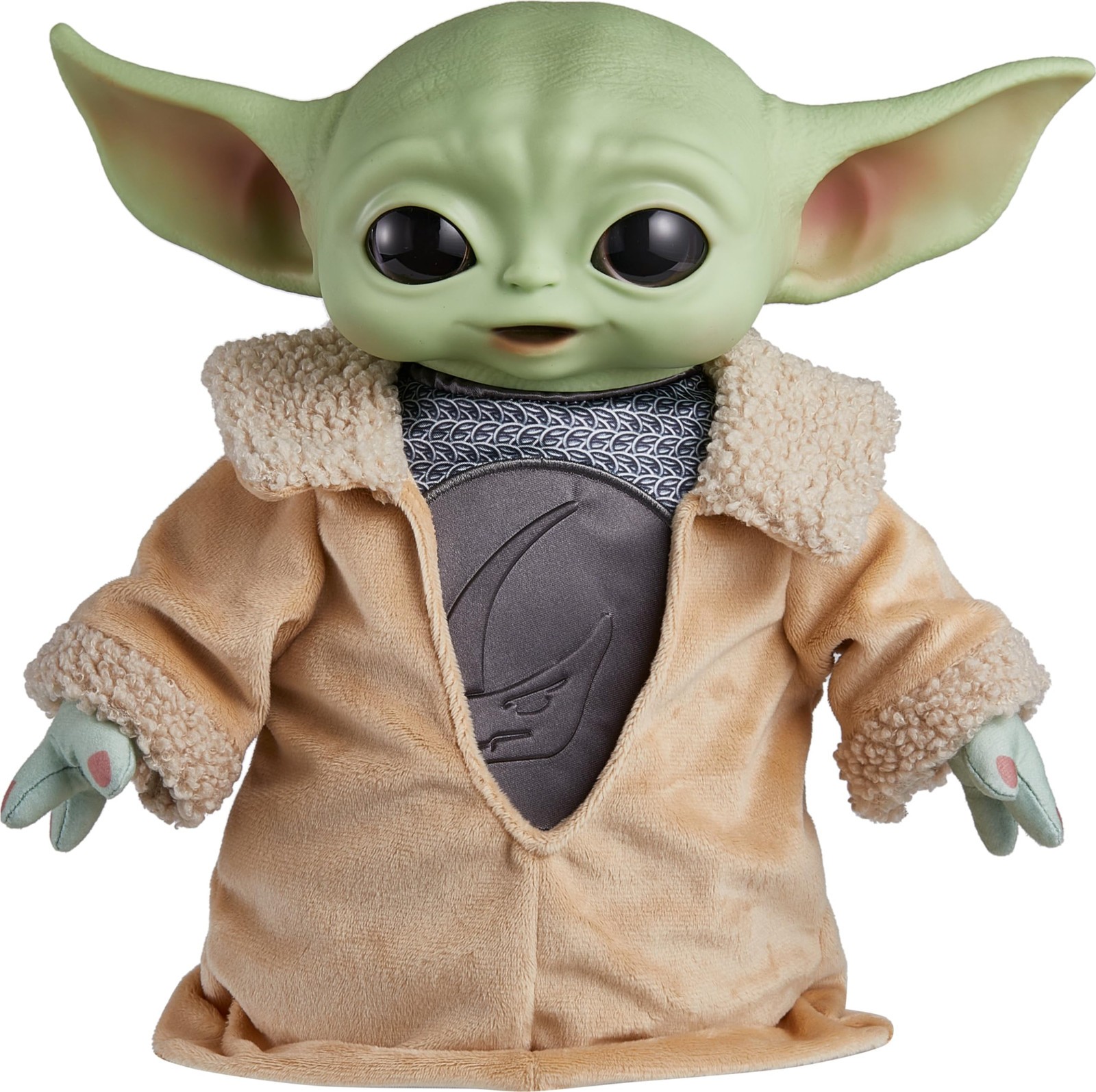 Mattel Star Wars - DIN Grogu, peluce da 28 cm con Testa Rigida e Corpo Morbido,