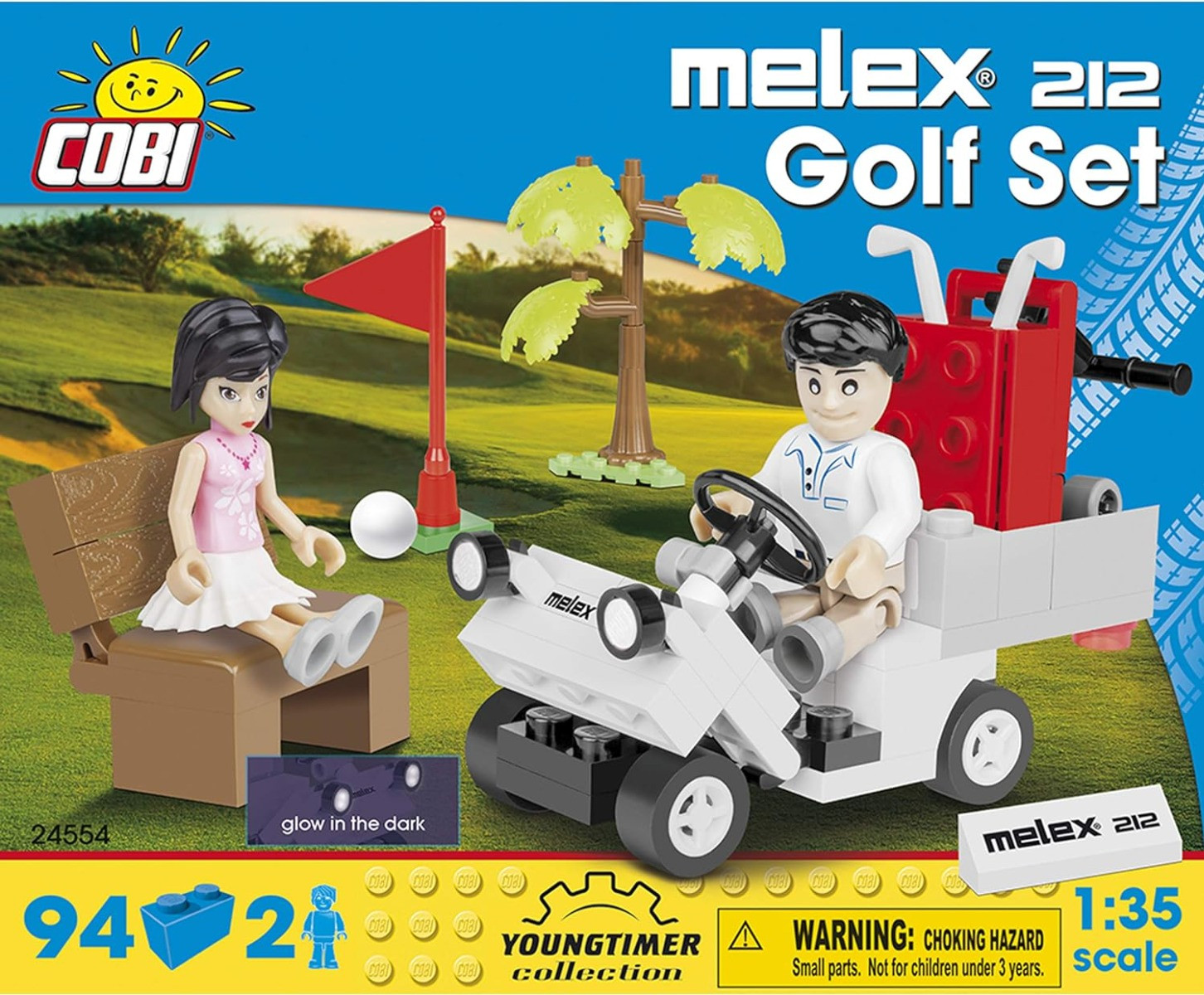 COBI - Carrello da golf MELEX 212 - 94 pezzi - 1/35 - COB24554