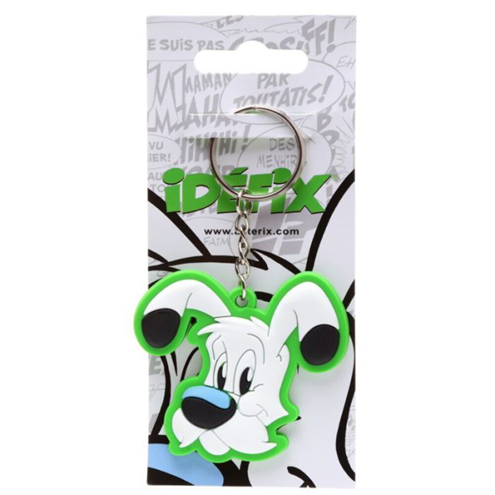Asterix - Idefix Portachiavi In Gomma Rubber Keychain Portachiavi