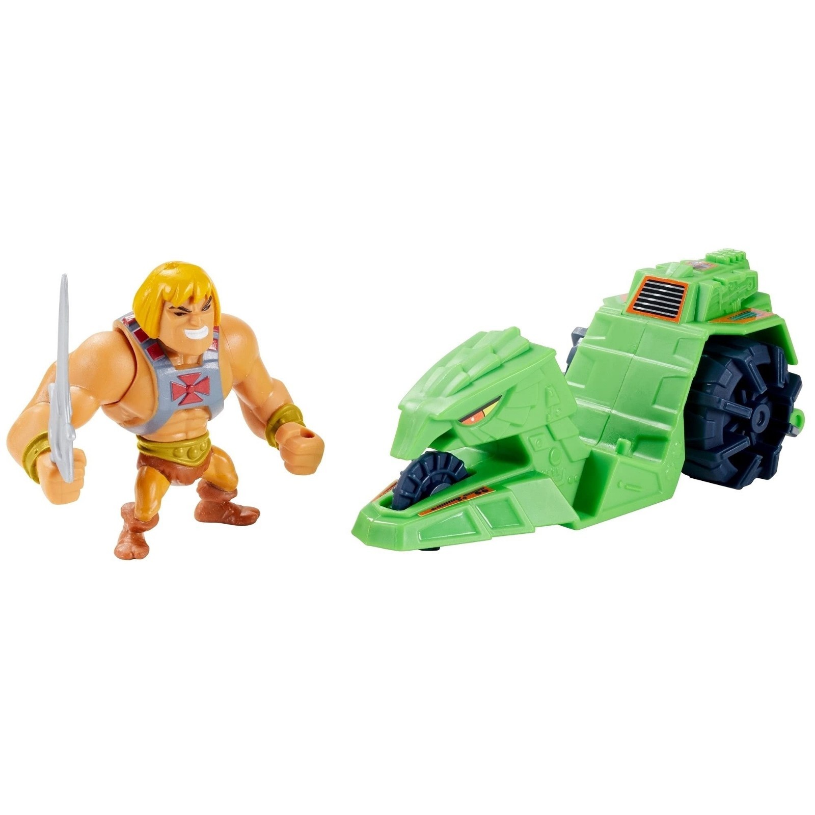 Masters of the Universe Eternia Minis:​​​​​​​ HE-MAN + GROUND RIPP