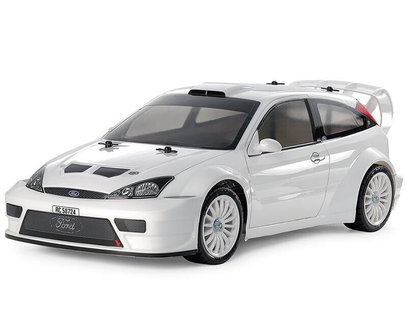 Tamiya Ford Focus RS 2003 Custom TT-02 Chassis 4WD 1:10 Kit 58724 modellismo