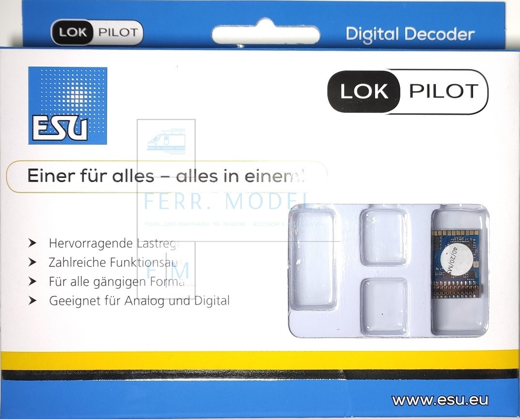 ESU ELECTRONIC 59629 - LokPilot 5 Decoder DCC con connettore 21MTC NEM660