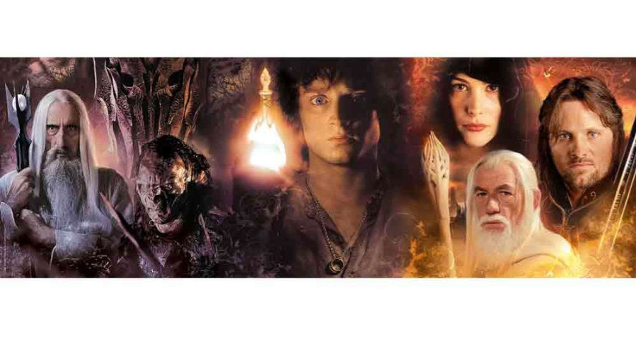 CLEMENTONI - 100462 -Lord Of The Rings Puzzle Collection - Friends And Foes - Pa