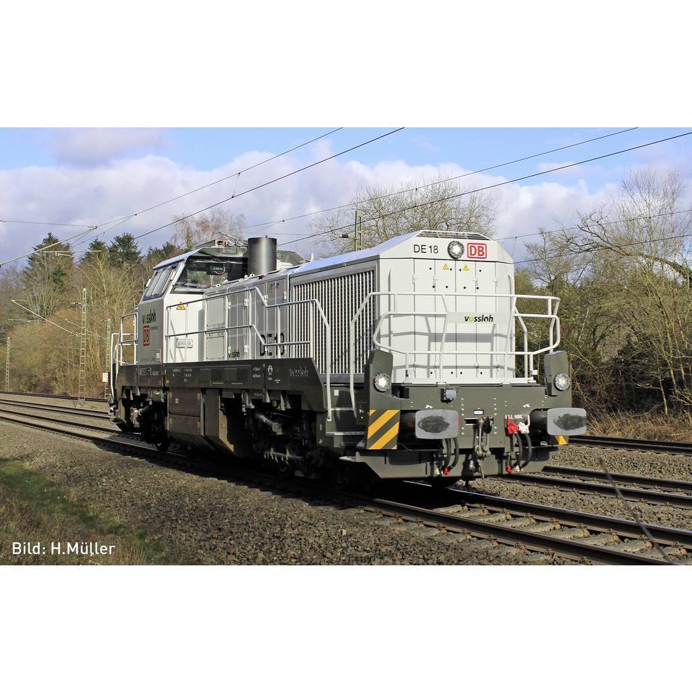 Locomotiva diesel N Vossloh DE18 di DB Cargo Hobbytrain H32102