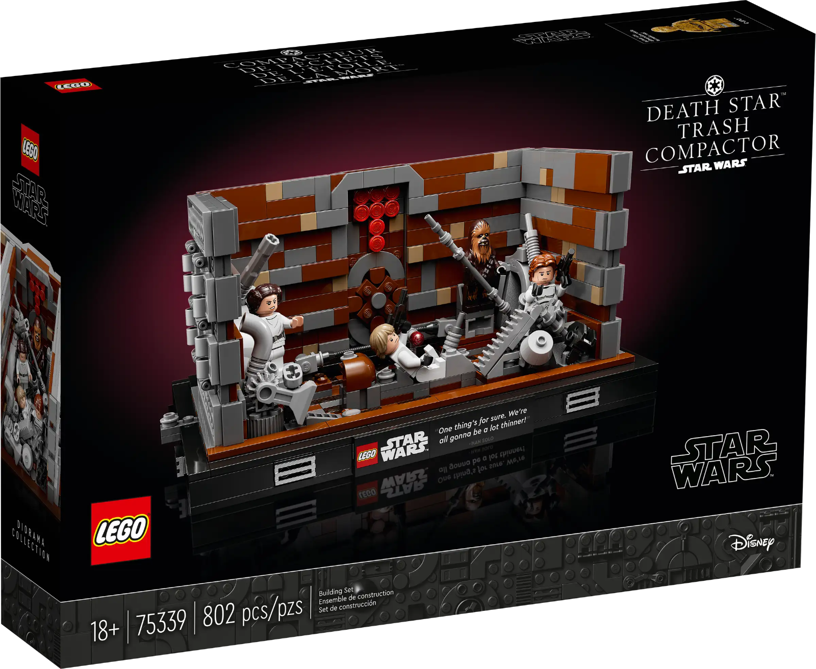 LEGO Star Wars - Death Star Trash Compactor Diorama (75339) - Nuovo MISB