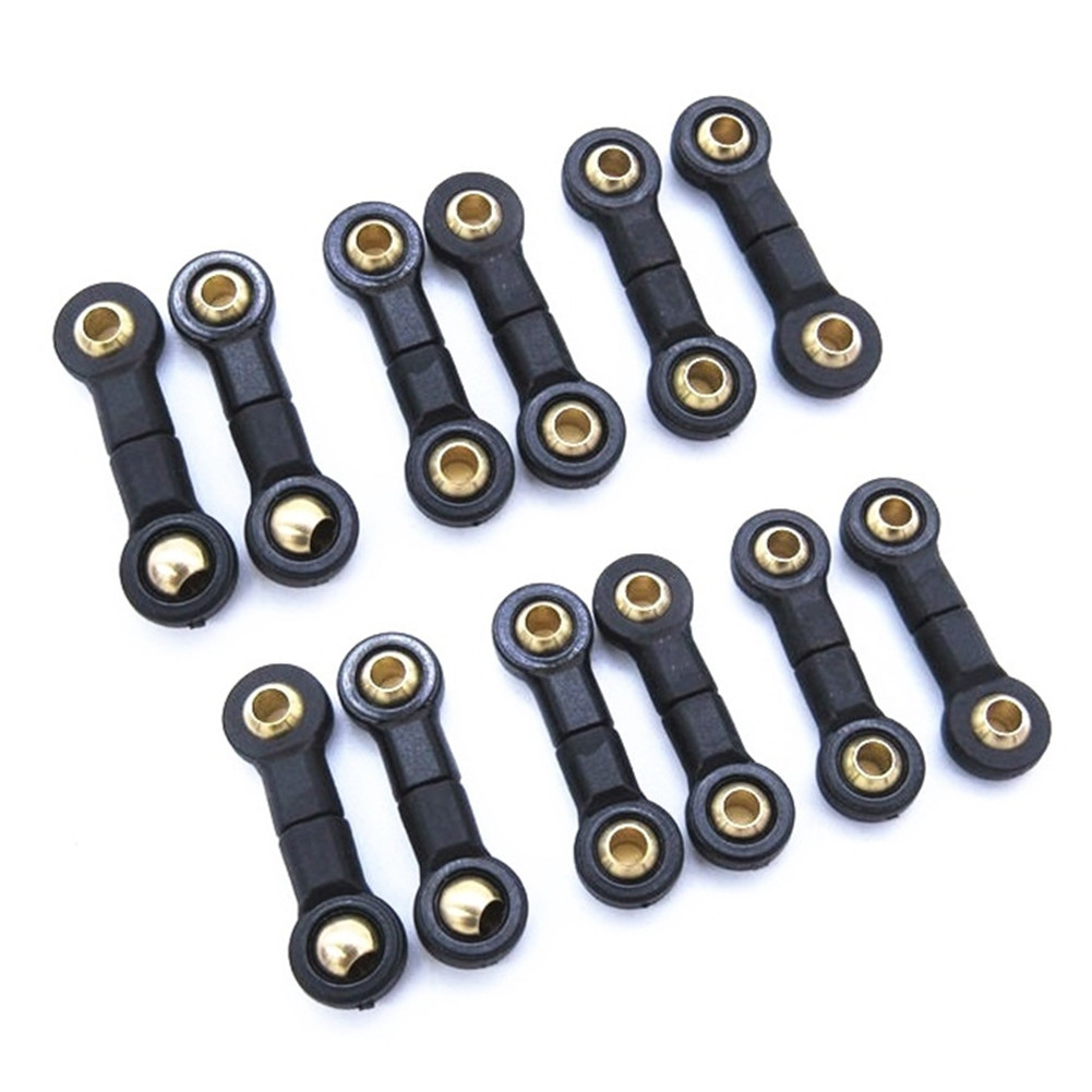 12 Pezzi Balance Chassis Board Seesaw Link Rod per  B16 B36 1/16 RC Car Upg1826