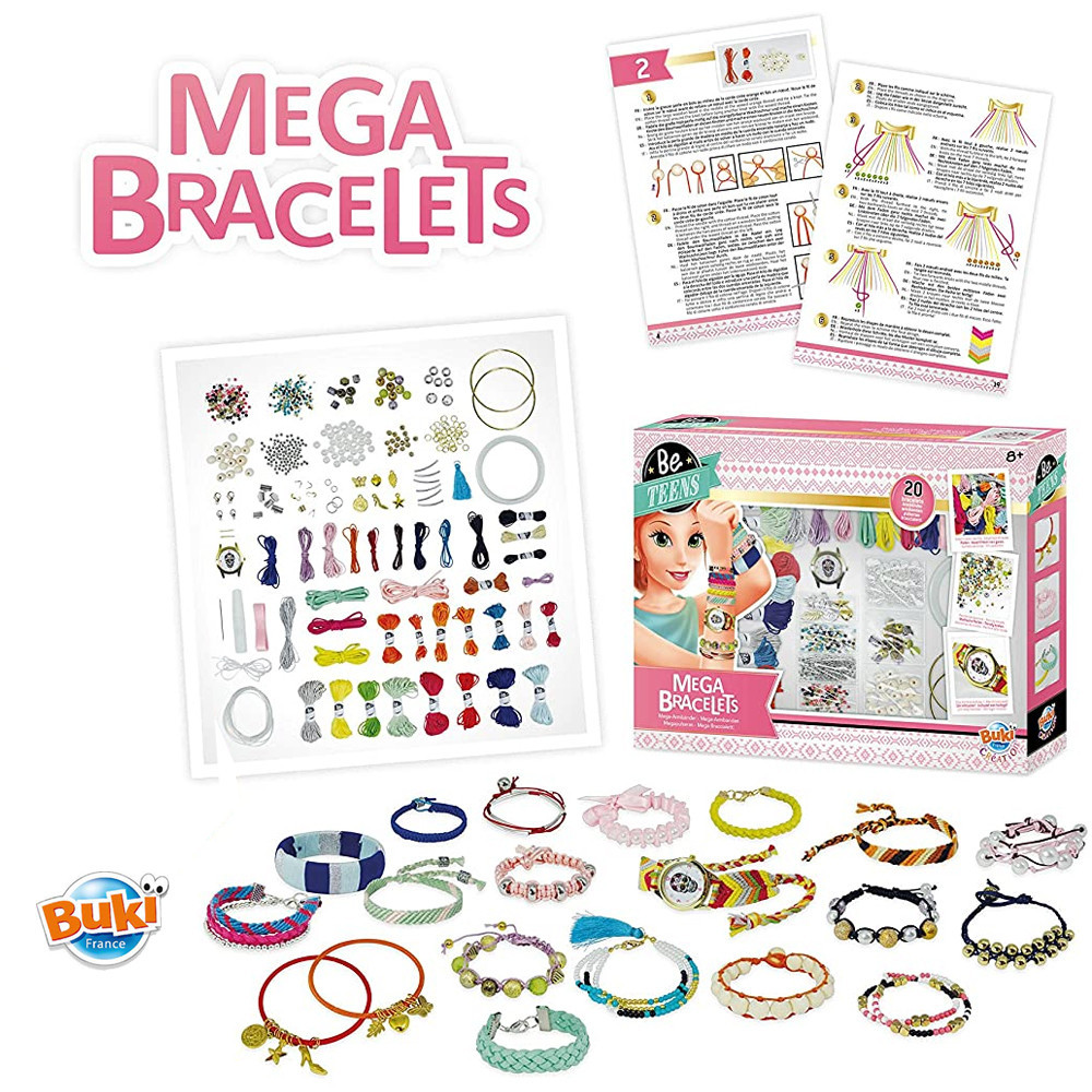 MEGA BRACCIALETTI SET CREATIVO BUKI BE003